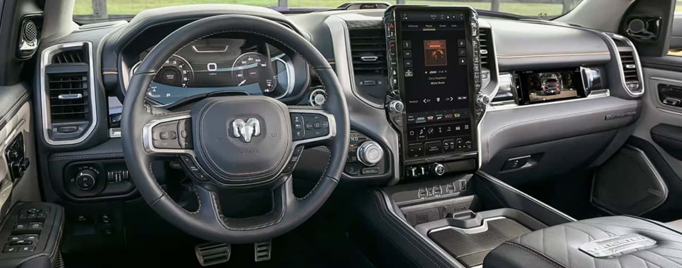 The interior of a 2026 Ram 1500.