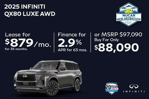 New 2025 INFINITI QX80 Luxe AWD