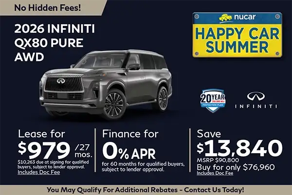 New 2026 INFINITI QX80 Pure AWD