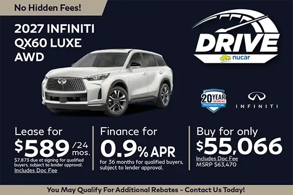 New 2027 INFINITI QX60 Luxe AWD