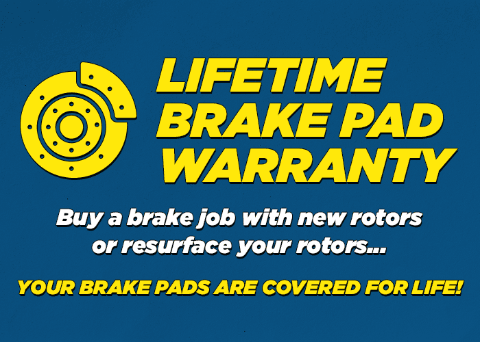 Lifetime Brake Pad Warranty Buy Them once covered forever