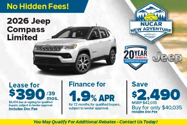 New 2026 Jeep Compass Limited