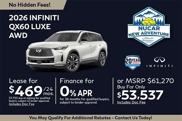 New 2026 Infiniti QX60 Luxe AWD