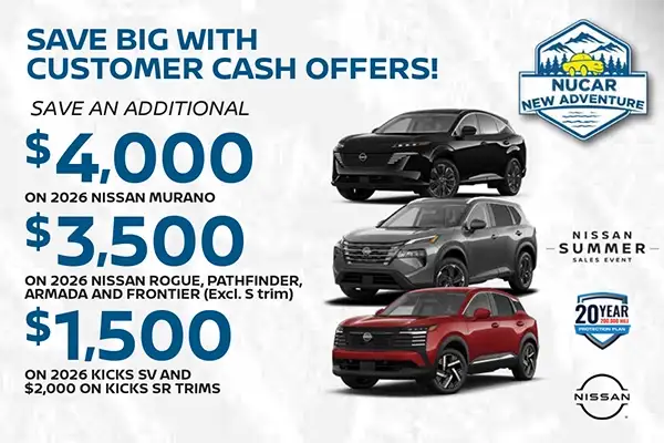 Nissan Bonus Cash!