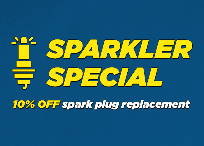 10% off Spark Plug Replacement service