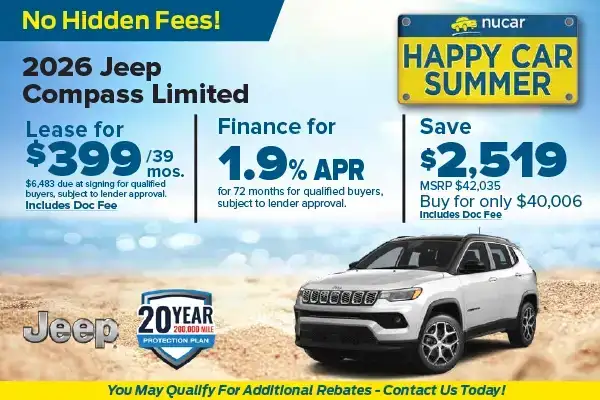 New 2026 Jeep Compass Limited