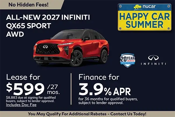 New 2027 Infiniti QX65 Sport AWD
