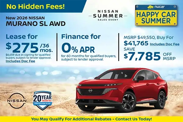 New 2026 Nissan Murano SL AWD