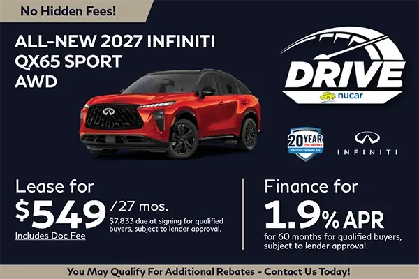 New 2027 Infiniti QX65 Sport AWD
