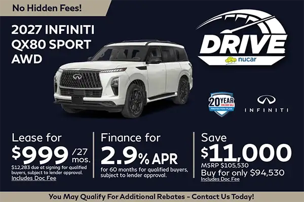 New 2027 Infiniti QX80 Sport AWD