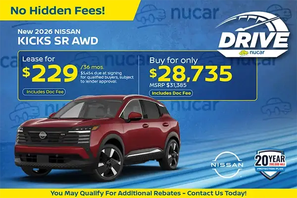 New 2026 Nissan Kicks SR AWD