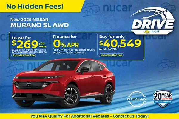 New 2026 Nissan Murano SL AWD