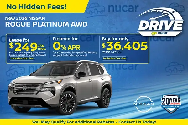 New 2026 Nissan Rogue Platinum AWD