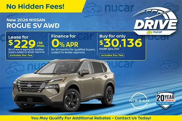 New 2026 Nissan Rogue SV AWD
