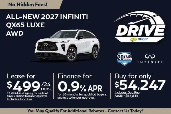 New 2027 Infiniti QX65 Luxe AWD