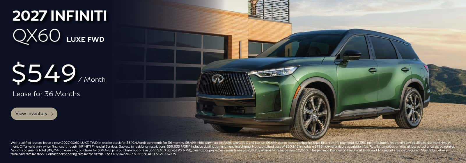 SD 2027 QX60 LUXE FWD