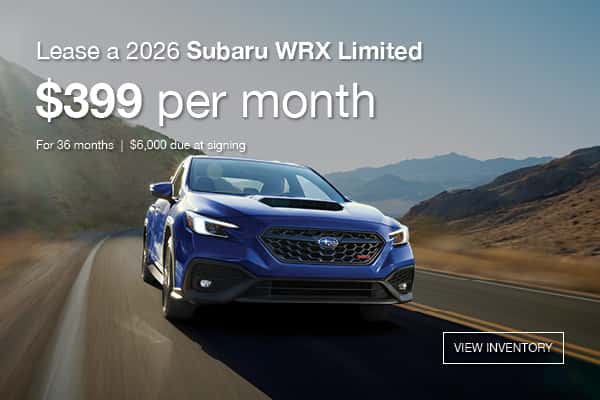 WRX Lease Offer