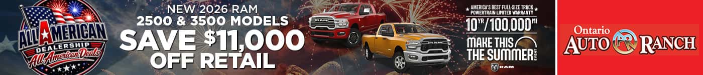 New 2026 Ram 2500 & 3500