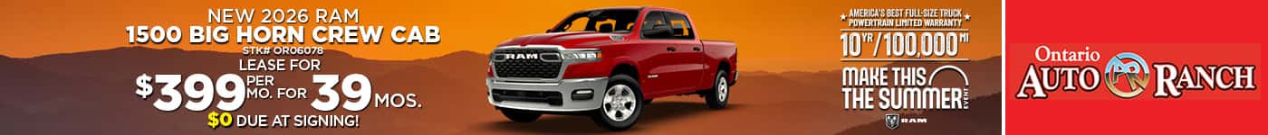 2026 Ram 1500 Big Horn Crew Cab