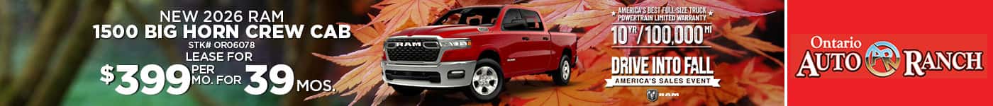 New 2026 Ram 1500 Big Horn Crew Cab