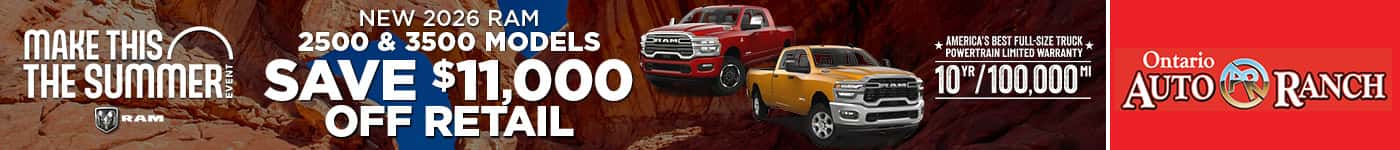 New 2026 Ram 2500 & 3500