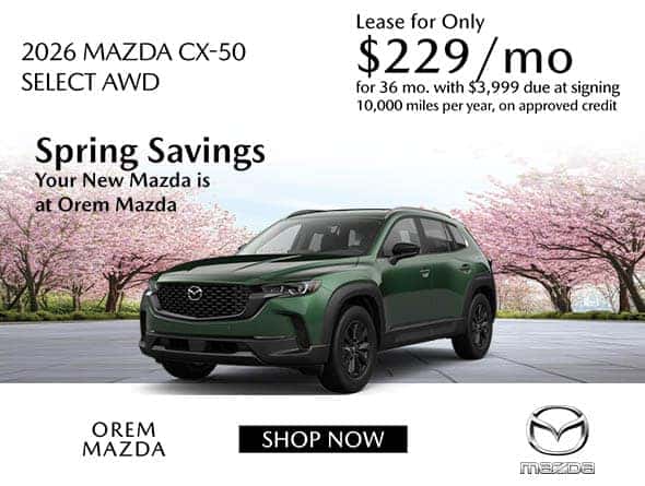 New Mazda Vehicle Specials in Orem, Utah | Orem Mazda
