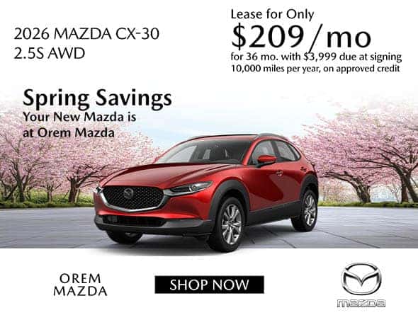 New Mazda Vehicle Specials in Orem, Utah | Orem Mazda
