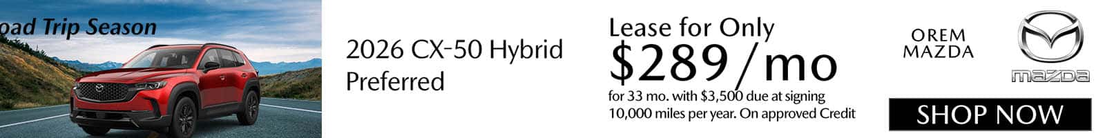 2026 CX-50 Hybrid Lease
