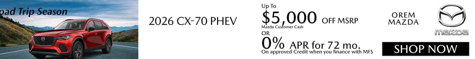 2026 CX-70 PHEV MSRP