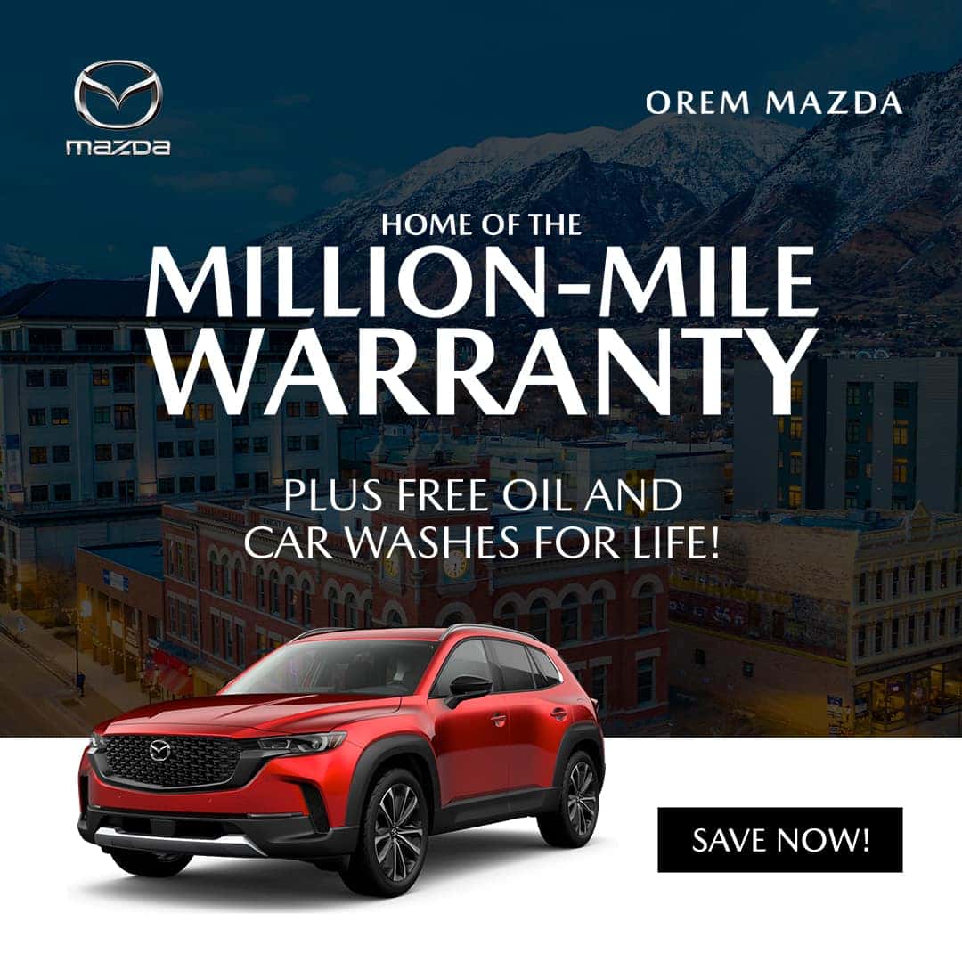 Orem Mazda Million Mile Warranty Hero Image