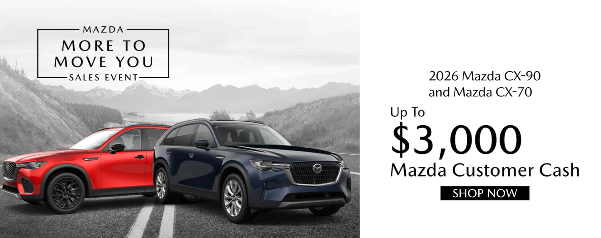 CX-70 and CX-90 Desktop Homepage