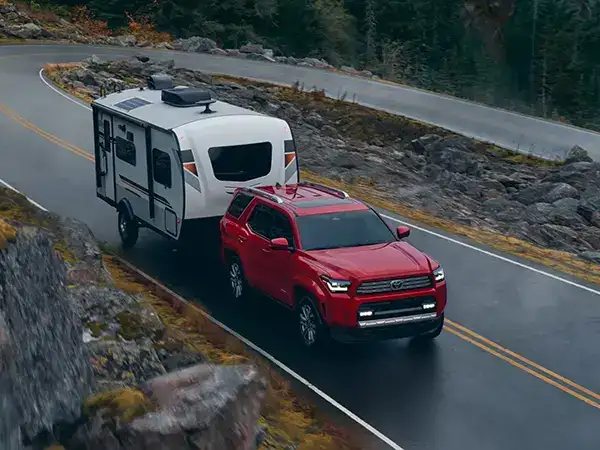2026 Toyota 4Runner towing a camper