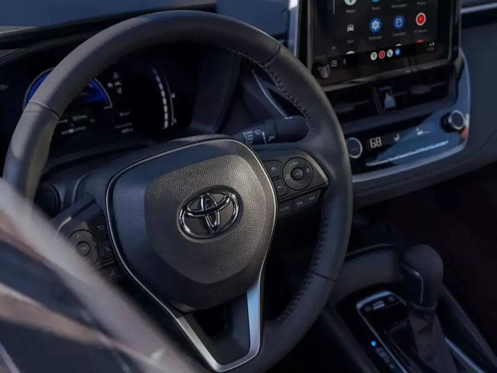 Steering wheel / dashboard