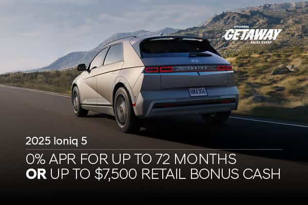 0% APR on the All-Electric IONIQ 5
