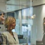 Customer talking to Mazda dealer