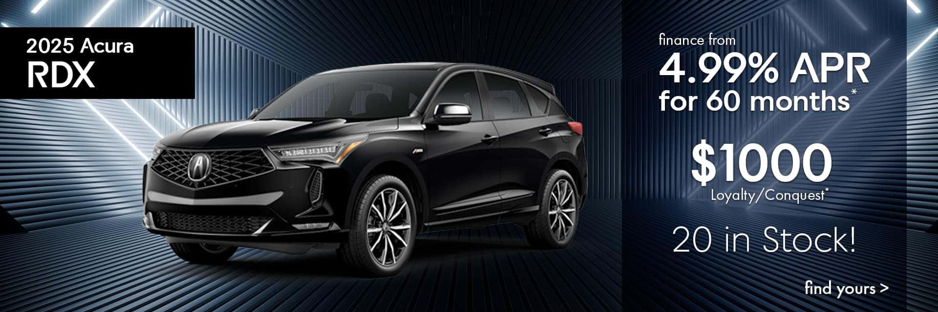 2025 Acura RDX - finance from 4.99% Azpr for 60 months; $1000 Loyalty/Conquest; 20 in stock!