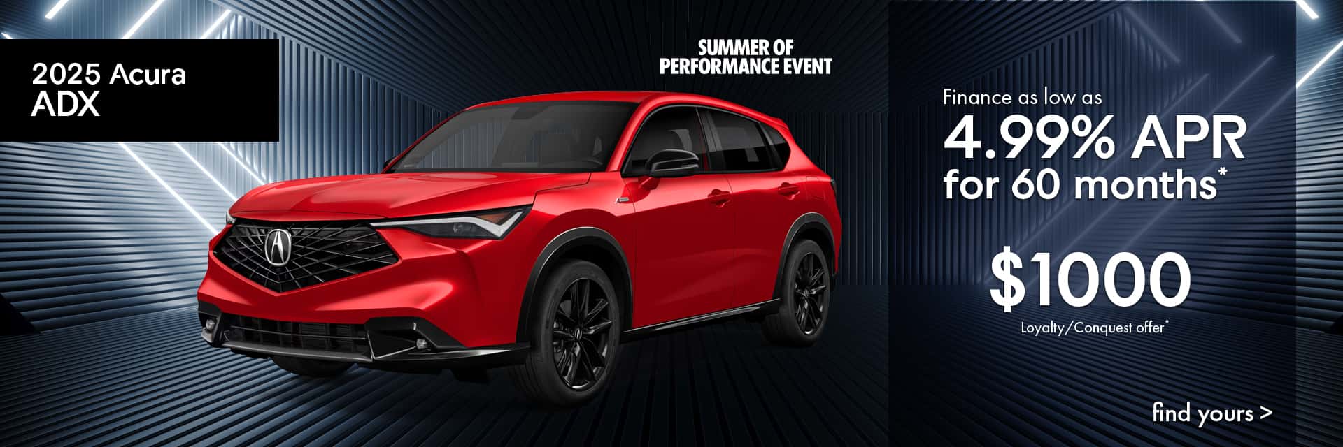 2025 Acura ADX Banner