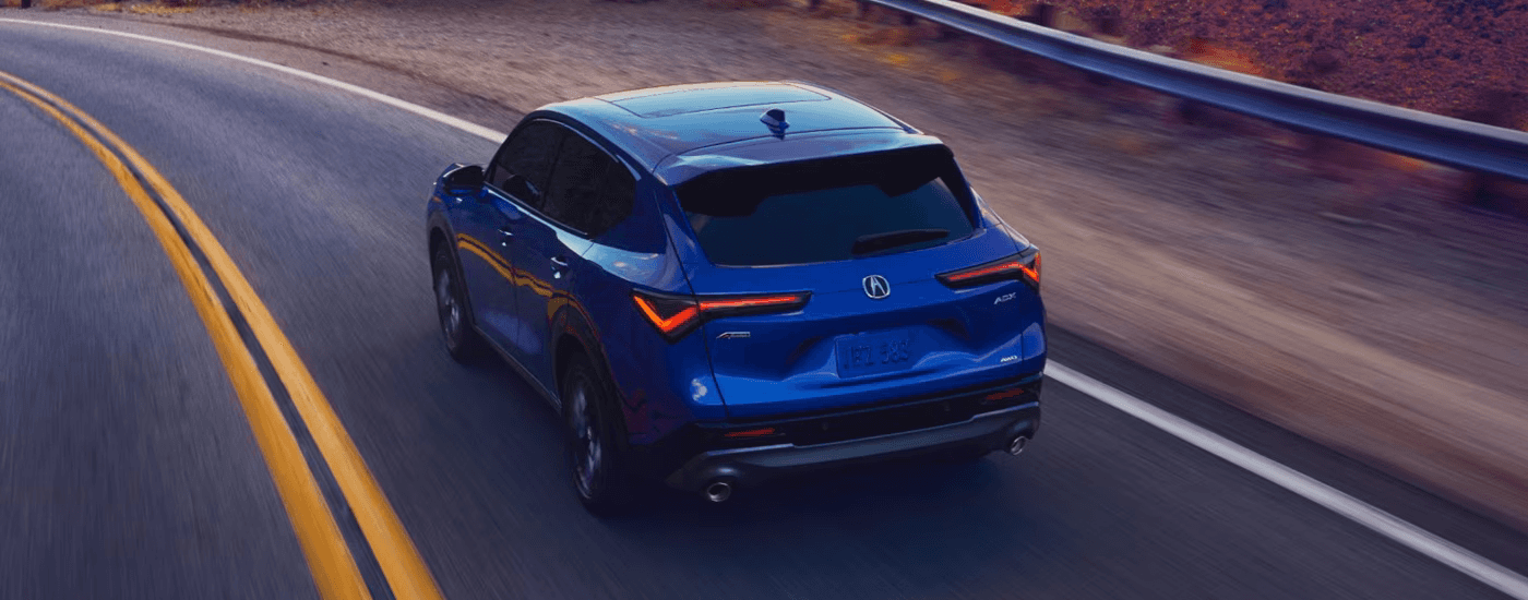 Blue 2025 Acura ADX for sale on a test drive