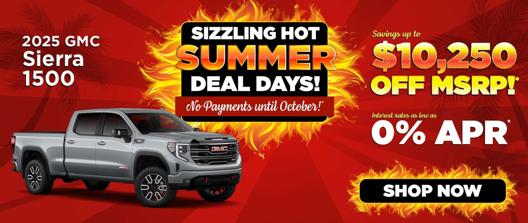 June Sierra 1500 Special - Desktop Banner - Parks KV GMC
