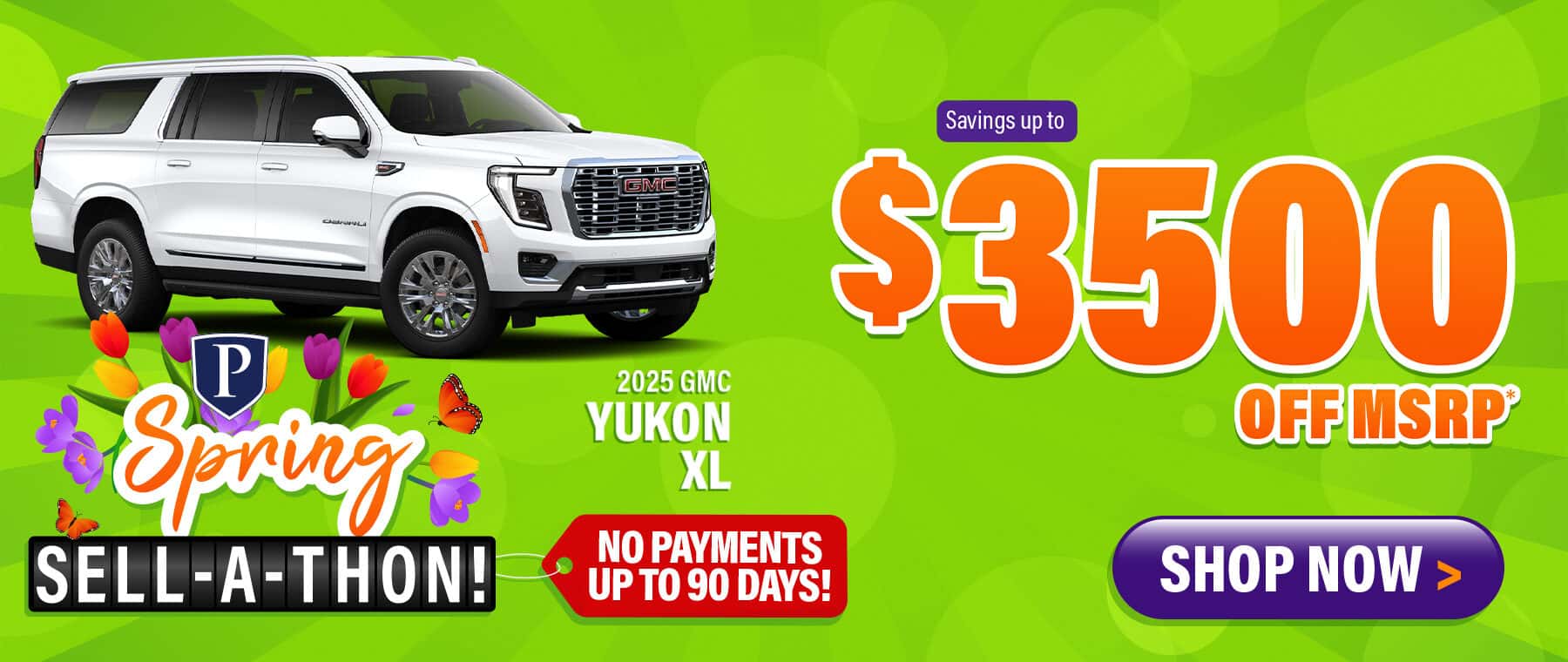 2025 GMC Yukon XL - savings up to $3500 Off MSRP; No payments up to 90 days