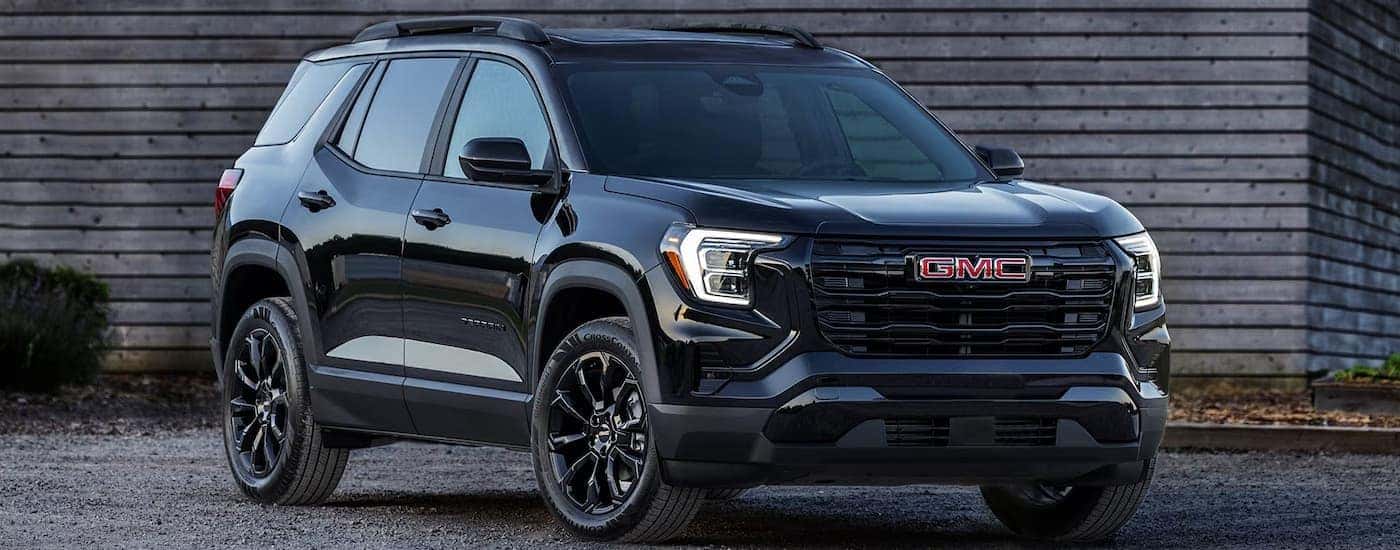 Black 2025 GMC Terrain for sale parked in a driveway