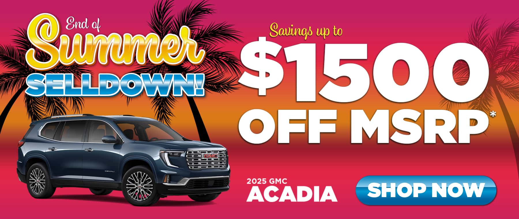 2025 GMC Acadia Banner