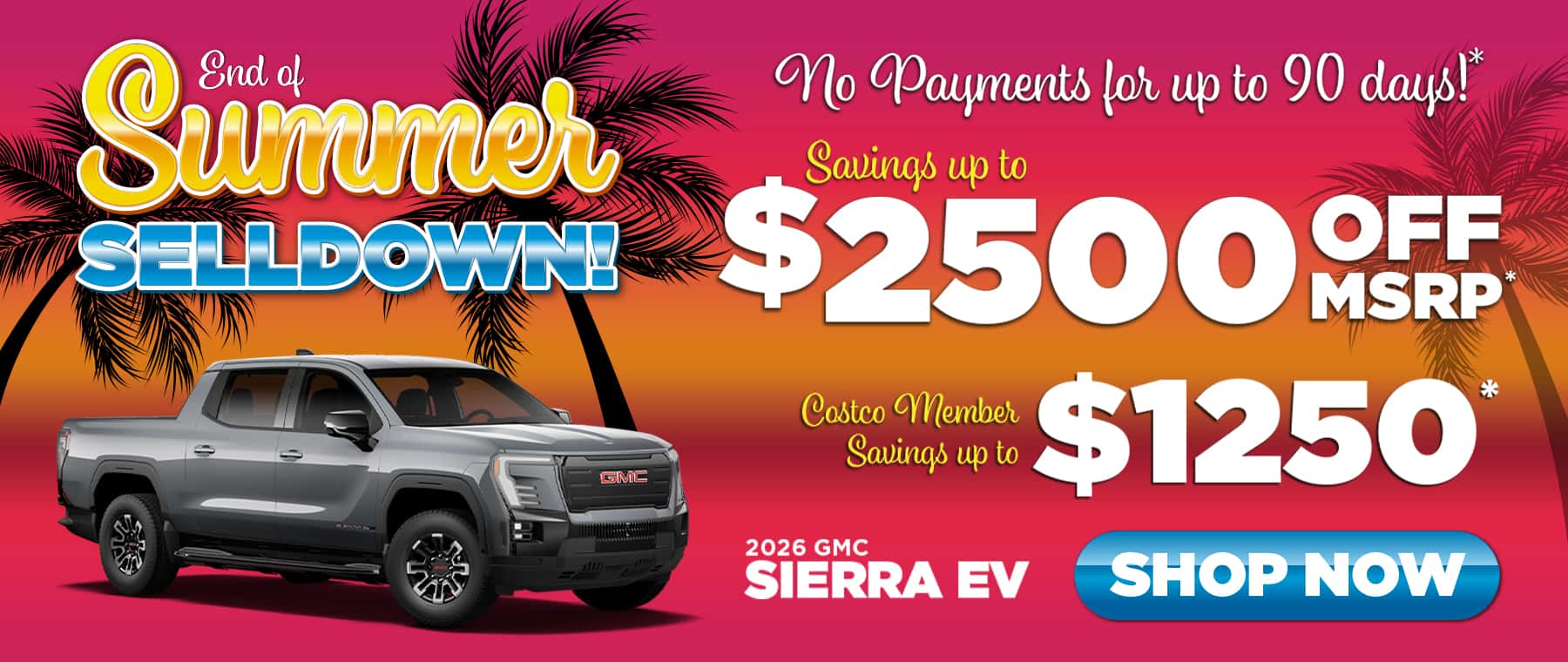 2026 GMC Sierra EV Banner