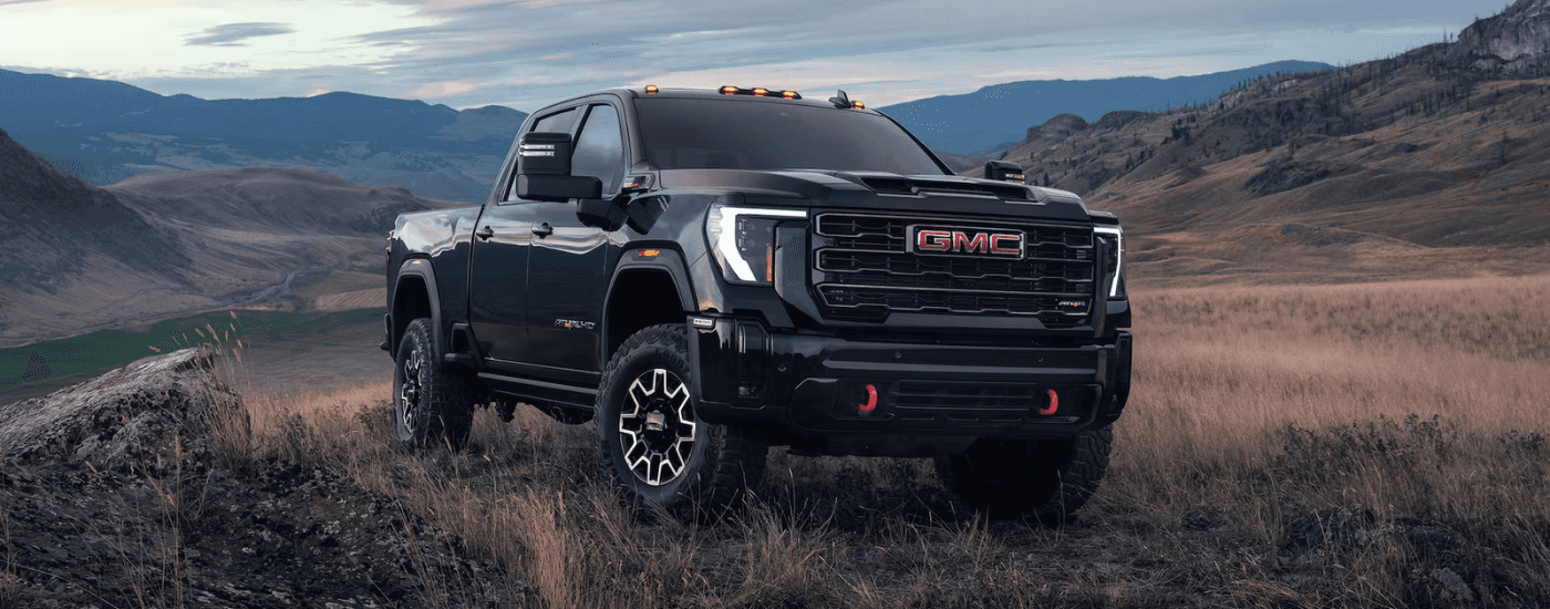 Black 2026 GMC Sierra 2500 AT4X for sale near Lexington parked off-road