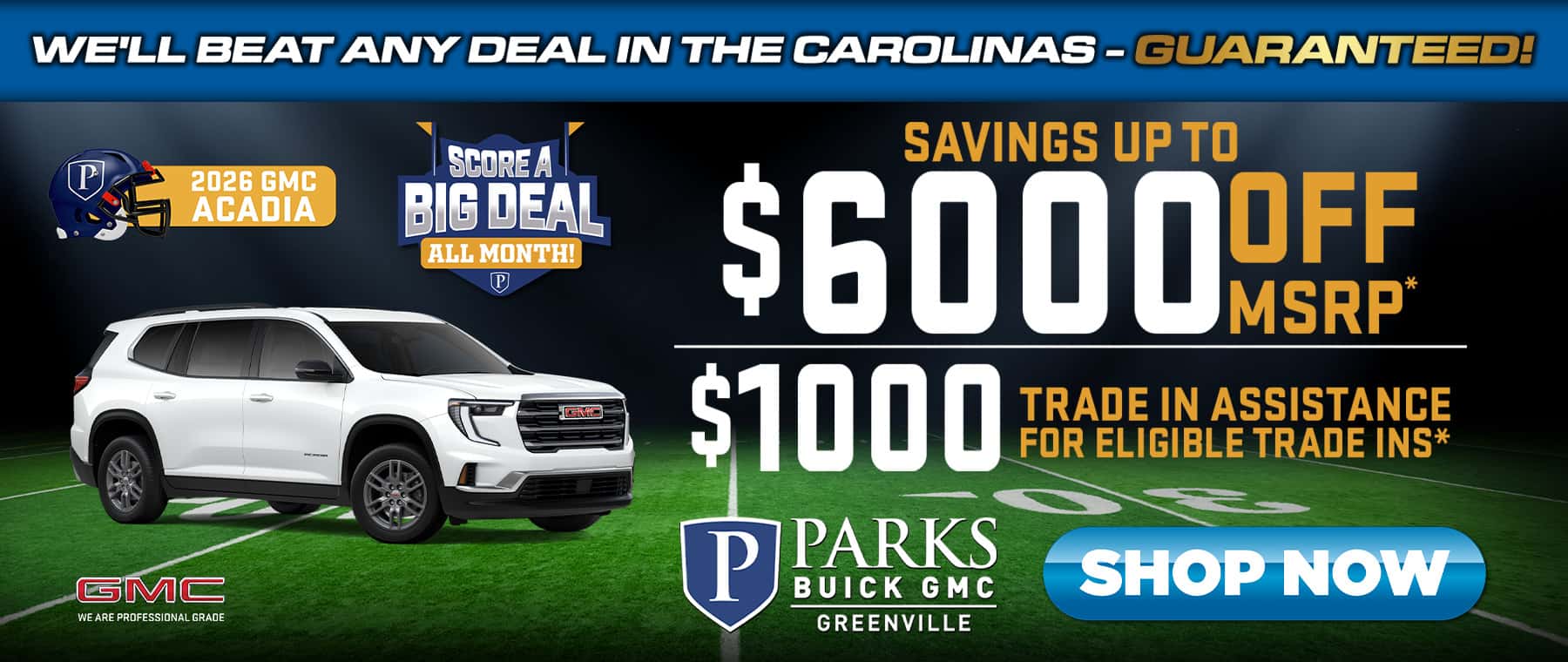 Savings up to $6000 Off MSRP ($6000 dealer discount) ~ $1000 trade in assistance for eligible trade-ins