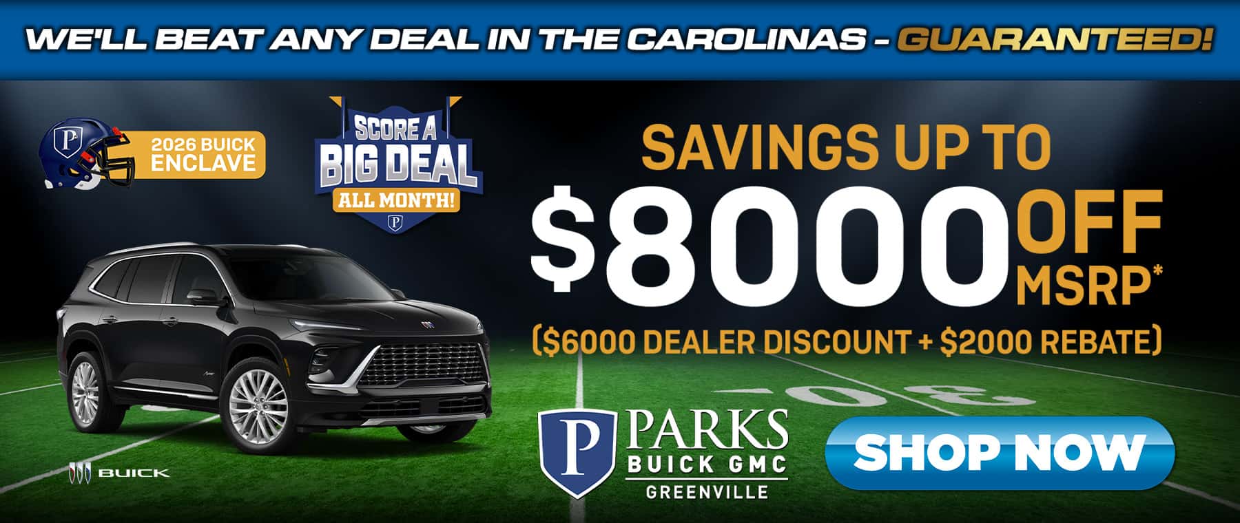 Savings up to $8000 Off MSRP ($6000 dealer discount + $2000 rebate)