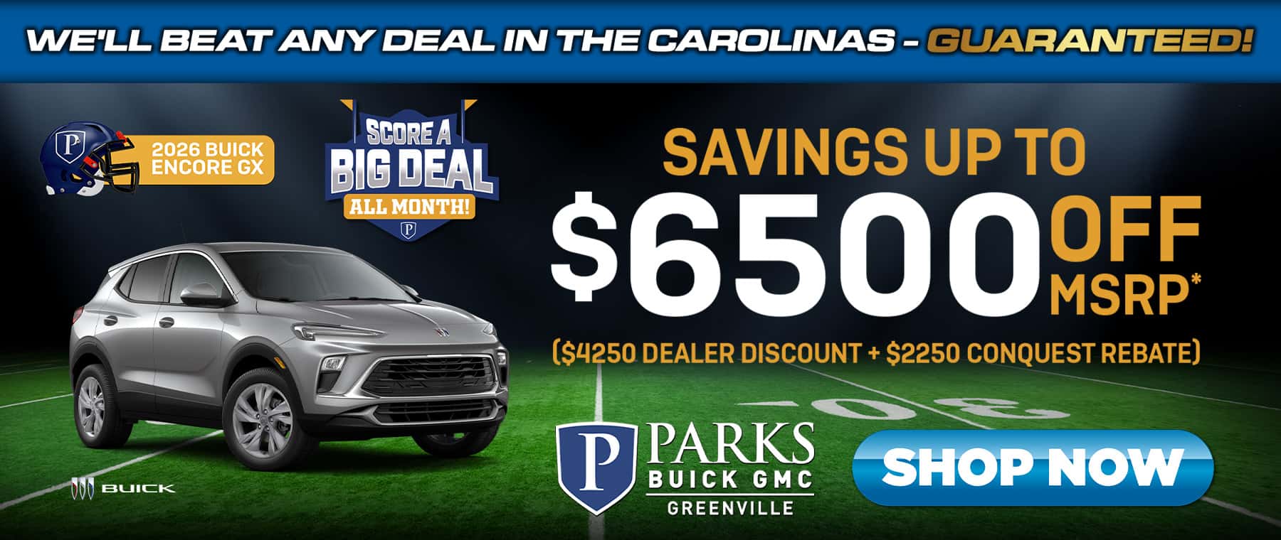 Savings up to $6500 Off MSRP ($4250 dealer discount + $2250 Conquest Rebate)