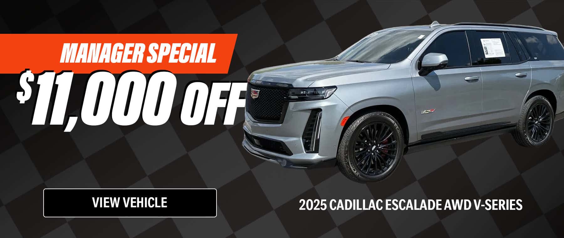 Enjoy Manager Special pricing on select Parkside Auto inventory