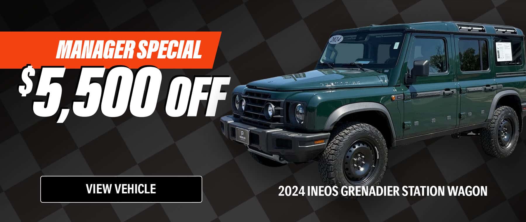 Enjoy Manager Special pricing on select Parkside Auto inventory