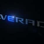 The 2023 Chevy Silverado Emblem is shown from a Chevy Silverado dealer in Houston.